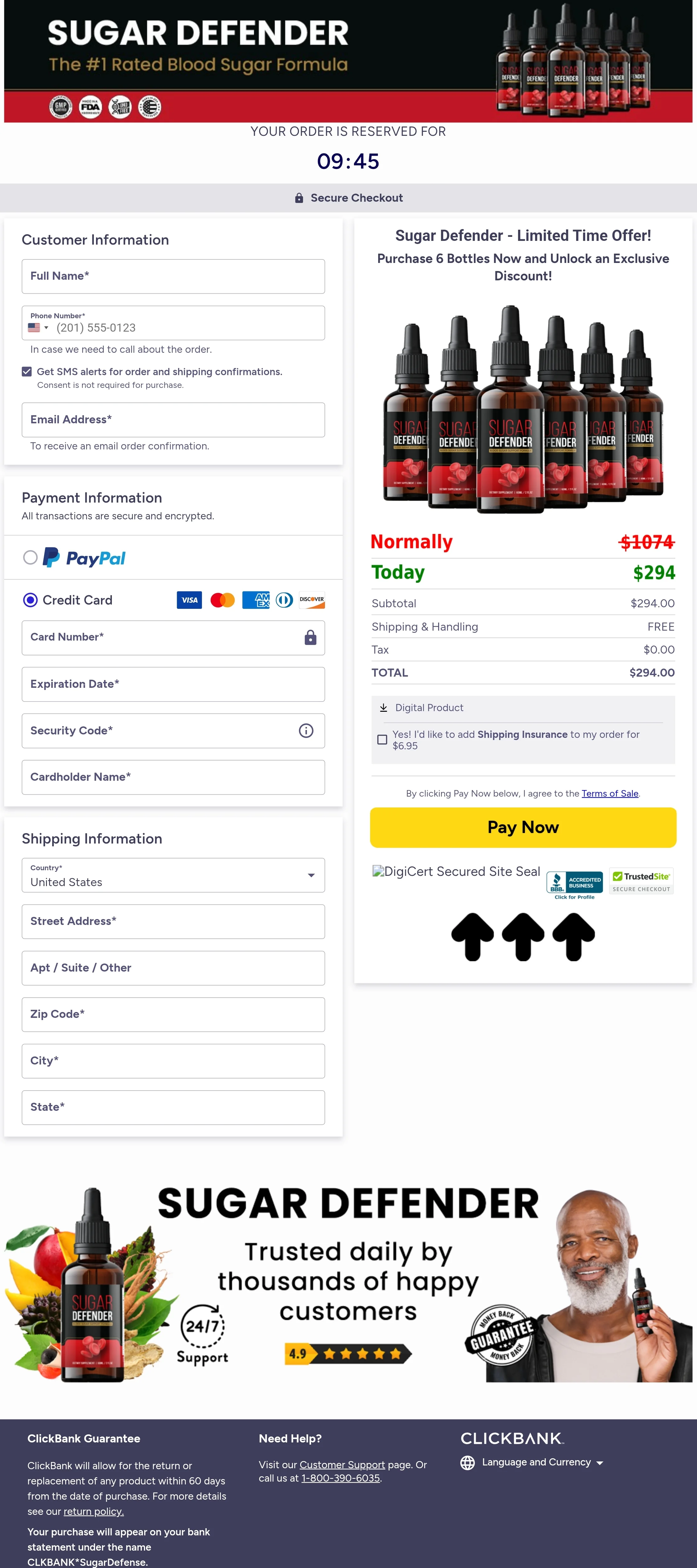 GlycoLean order form